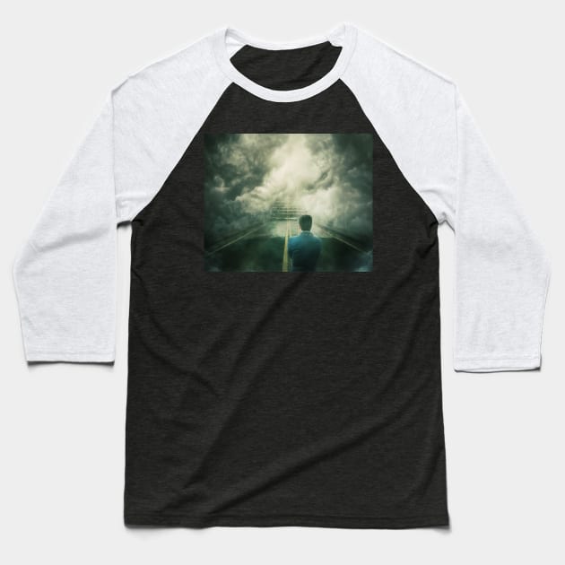 mystic stairway Baseball T-Shirt by 1STunningArt